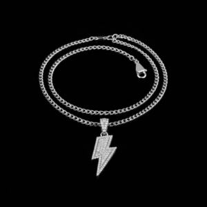 Lightning Bolt Pendant Necklace